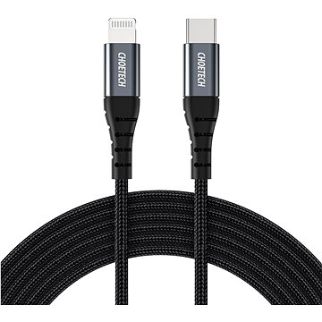 ChoeTech MFI Certified Type-C to Lightning 3m braid cable
