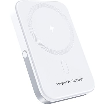 

ChoeTech PD20W 5000mAh Magnetic Power Bank with holder white