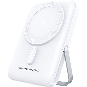 

ChoeTech PD20W 10000mAh Magnetic Power Bank with holder white