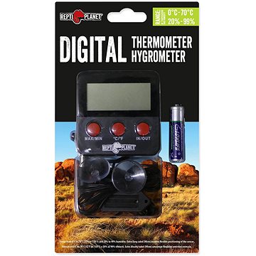 

Repti Planet Teploměr vlhkoměr LCD venkovní