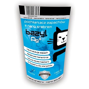 

Bazyl Ag+ Absorbér zápachu a desinfekční prach