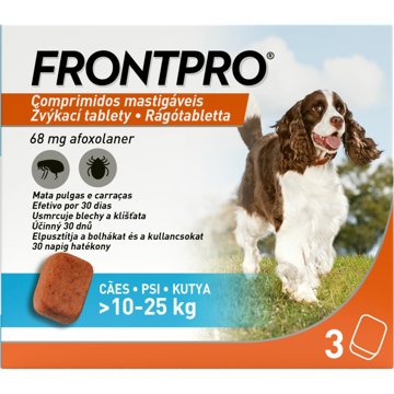 

Frontpro 68 mg 10-25 kg 3 žvýkací tablety