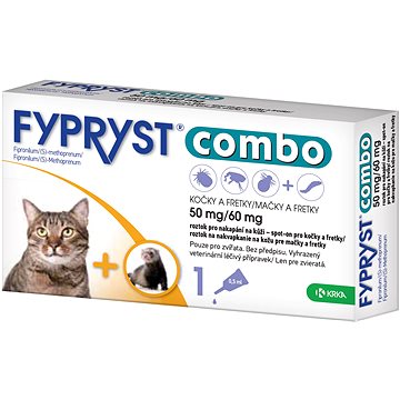 

Fypryst Combo spot on kočka 1 × 0,5 ml
