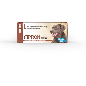 

Bioveta Fipron 268 mg spot-on pro psy L 3 × 2,68 ml