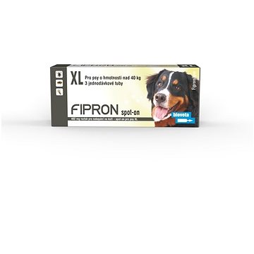 

Bioveta Fipron 402 mg spot-on pro psy XL 3 × 4,02 ml