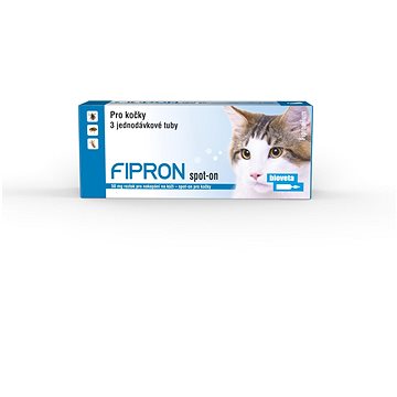 

Bioveta Fipron 50 mg spot-on pro kočky 3 × 0,5 ml