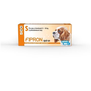 

Bioveta Fipron 67 mg spot-on pro psy S 3 × 0,67 ml
