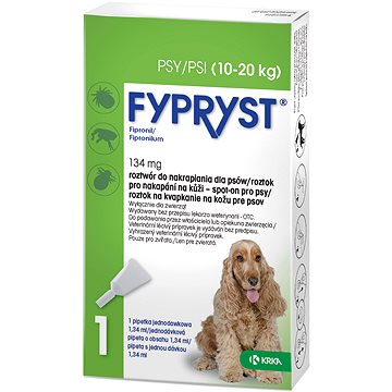 

Fypryst spot on pes 10-20 kg M 1 × 1,34 ml