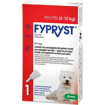 

Fypryst spot on pes 2-10 kg S 1 × 0,67 ml
