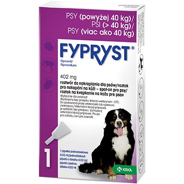 

Fypryst spot on pes nad 40 kg XL 1 × 4,02 ml