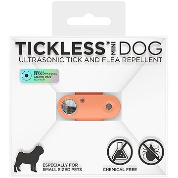 

TICKLESS® Mini Nabíjecí ultrazvukový odpuzovač klíšťat pro psy a kočky Hot peach