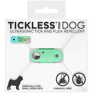 

TICKLESS® Mini Nabíjecí ultrazvukový odpuzovač klíšťat pro psy a kočky Mentha green