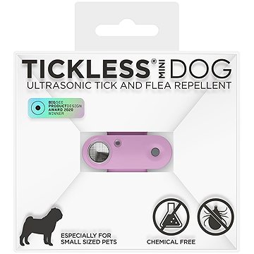 

TICKLESS® Mini Nabíjecí ultrazvukový odpuzovač klíšťat pro psy a kočky Organ purple