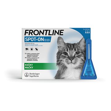 

Frontline spot-on pro kočky 3 × 0,5 ml