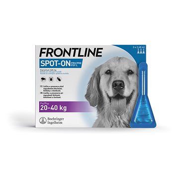 

Frontline spot-on pro psy L (20 - 40 kg) 3 × 2,68 ml