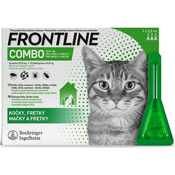 

Frontline Combo spot-on pro kočky 3 × 0,5 ml