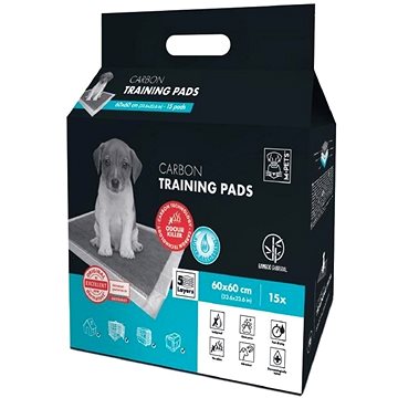 

M-Pets Podložky CARBON s aktivním uhlím 60 × 60 cm 15 ks
