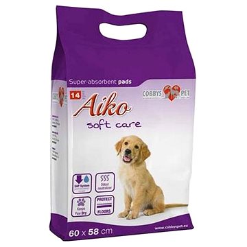 

Aiko Soft Care Pleny pro psy 60 × 58 cm 30 ks