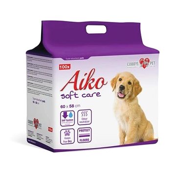 

Aiko Soft Care Pleny pro psy 60 × 58 cm 100 ks