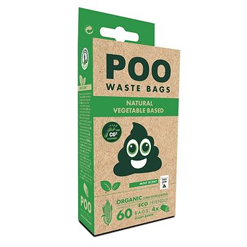 

M-Pets POO sáčky na exkrementy mátové malé 60 ks