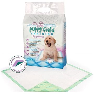 

Puppy Field Training podložky pro štěňata 60 × 60 cm 9 ks
