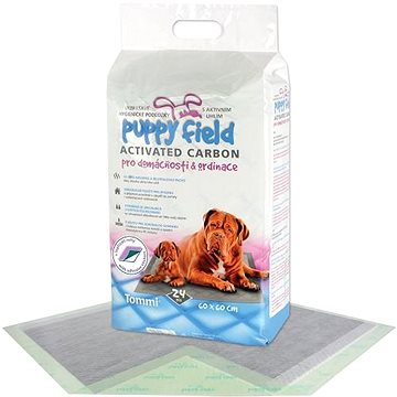 

Puppy Field Carbon podložky s aktivním uhlím 60 × 60 sm 24 ks