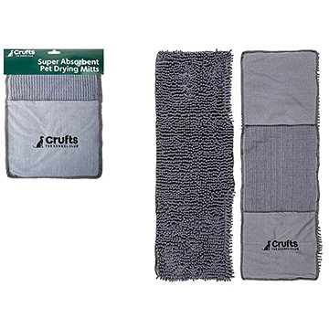 

Crufts superabsorpční rukavice na sušení domácích mazlíčků extra velká