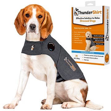 

ThunderShirt Zklidňující vesta pro psy šedá M