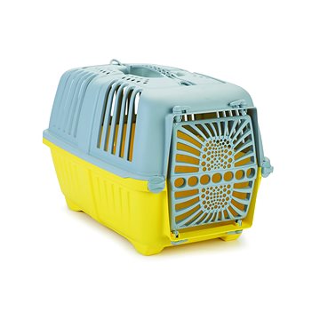 

Beeztees Přepravka pro kočky Pratiko žlutá, světle šedá 48 × 31 × 33 cm