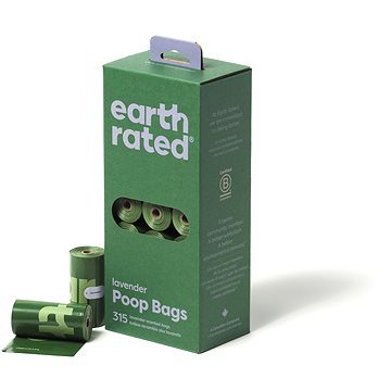 

Earth Rated Sáčky na psí exkrementy s vůní levandule 21 rolí