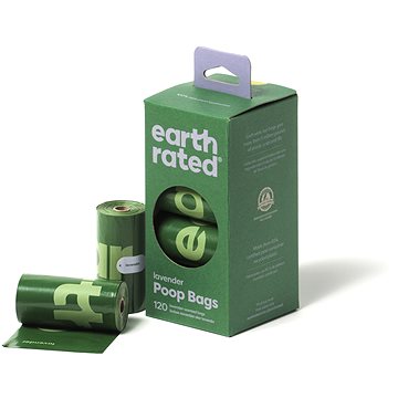 

Earth Rated Sáčky na psí exkrementy s vůní levandule 8 rolí
