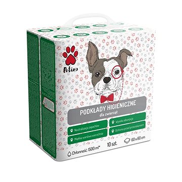 

PETINO Hygienické podložky pro zvířata 10 ks 60 × 60 cm