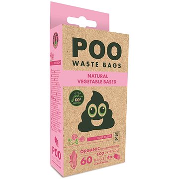 

M-Pets POO sáčky na exkrementy s vůní růže malé 60 ks