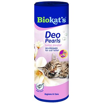 

Biokat´s Deo Pearls deodorant do kočičí toalety s vůní dětského pudru 700 g