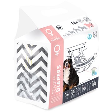 

M-Pets Jednorázové pleny pro feny XXL 10 ks