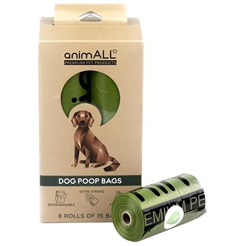 

animALL Sáčky na psí exkrementy lesní vůně 8 rolí