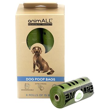 

animALL Sáčky na psí exkrementy 8 rolí