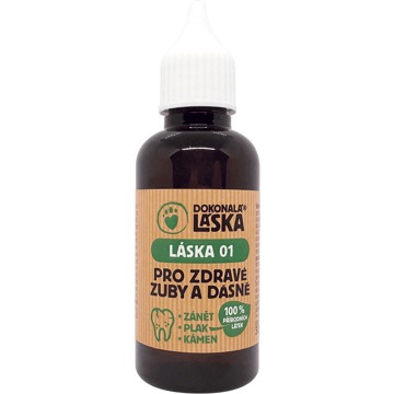 

Dokonalá láska 01 Pro zdravé zuby a dásně psů 50 ml