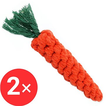 

DOG FANTASY Hračka mrkev 20 cm 2 ks