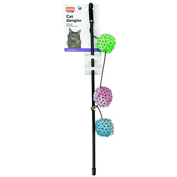

Karlie Škádlítko se třemi chlupatými míčky, rolničkou a catnipem 50 cm