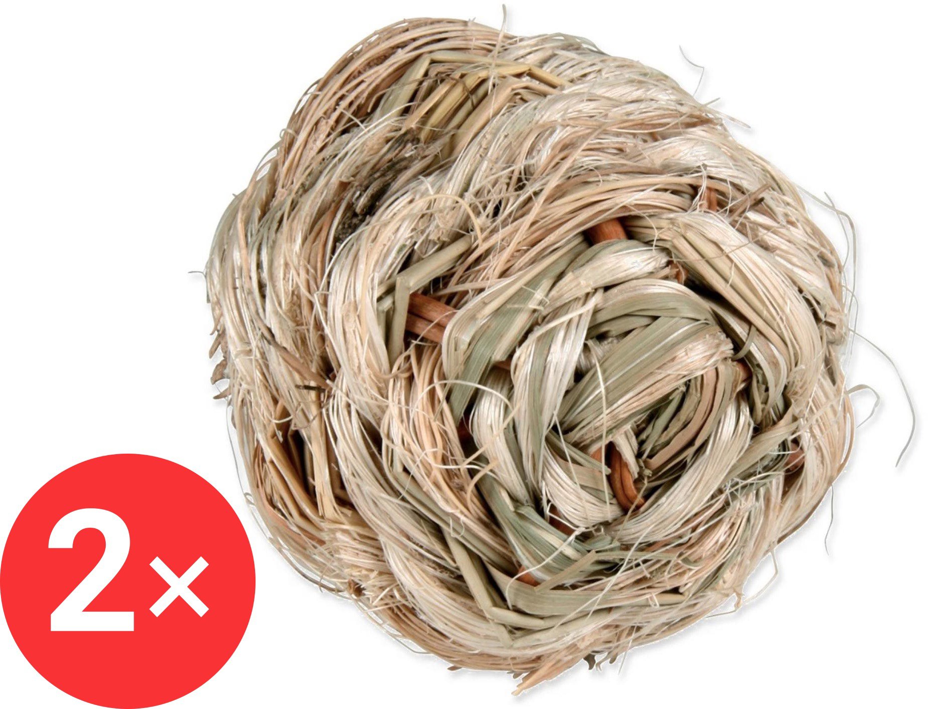 

Trixie míček přírodní s rolničkou 6 cm 2 ks