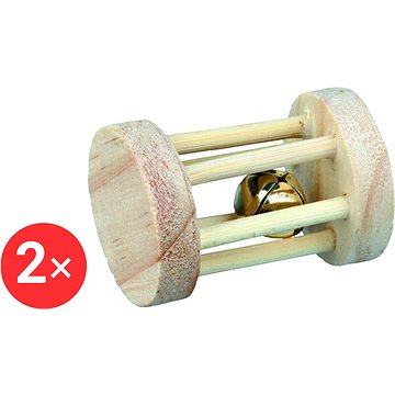 

Trixie Váleček s rolničkou 3,5 × 5 cm 2 ks