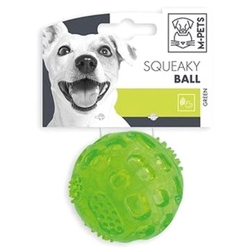

M-Pets Squeaky Pískací míček zelený