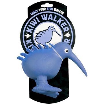 

Kiwi Walker Latexová hračka pískací Kiwi M 11,5 cm modrá