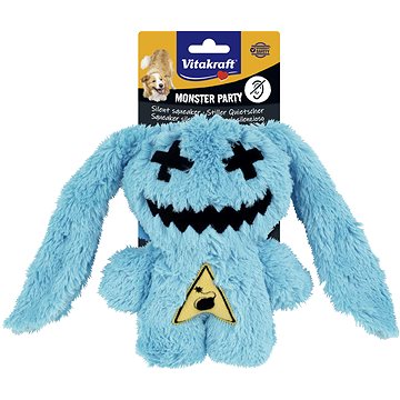 

Vitakraft Hračka Monster modrý ušák 18 × 20 cm