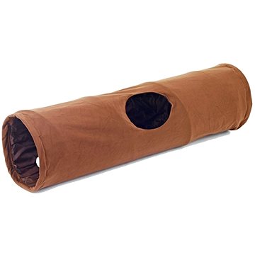 

Akinu šustivý tunel pro kočky COMFORT hnědý 25 × 90 cm