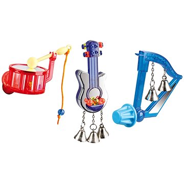 

Karlie hračka pro ptáky hudební nástroj 8 cm