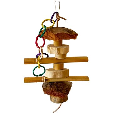 

Terra International Jungle kebab s ratanovým řetízkem 40 × 11 cm