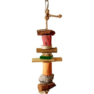 

Terra International Přírodní závěs s kávovníkem, křupavými bambusy a brusným kamínkem 30 × 10 cm