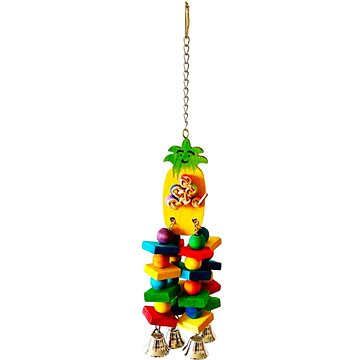 

Terra International Veselý ananas z křupavého dřeva s kůžemi 38 × 7 cm S